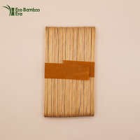Bâtonnets de crème glacée en bambou de 114 mm de longueur, prix compétitif, vente en gros, bâtonnets de crème glacée sans éclats pour les fabricants de desserts en vrac