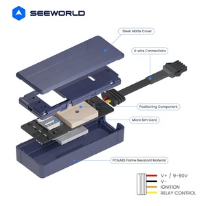 SEEWORLD Alarme de <span class=keywords><strong>moto</strong></span> étanche Traqueur Traceur Rastreador GPS 4G Para Automovile <span class=keywords><strong>Moto</strong></span> - Product Image 3