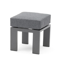 Ensemble de canapés d'extérieur modernes en aluminium avec table foyer pour salon, salle à manger et usage hôtelier – Imperméable, durable et écologique