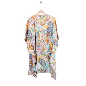 Nouvelle robe longue kaftan indienne en coton à motifs floraux pour futures mamans, tenue de plage, vêtement de nuit, robe maxi kaftan indienne - Product Image 5
