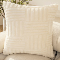 Housses de coussin en fausse fourrure douces et confortables taies d'oreiller taies d'oreiller décoratives taies d'oreiller