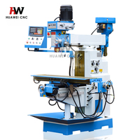 Fraiseuse universelle manuelle à prix d'usine, vente chaude, perceuse et fraiseuse 220V, garantie 1 an ZX6350C