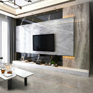 Meuble <span class=keywords><strong>mural</strong></span> moderne de luxe léger en pierre, décoration murale en carrelage, meuble <span class=keywords><strong>TV</strong></span> en marbre - Product Image 2