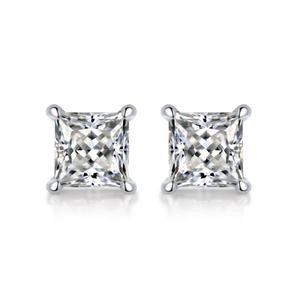 Tendance de la mode 2021, bijoux en argent sterling, boucles d'oreilles en moissanite GRA Dia 5 mm pour femmes - Product Image 1