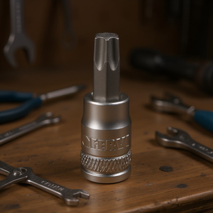 Fervi <b>Socket</b> With Torx Insert 1/4 Inch Drive Hex Shank For Precision Fastening Tasks - Product Image 3