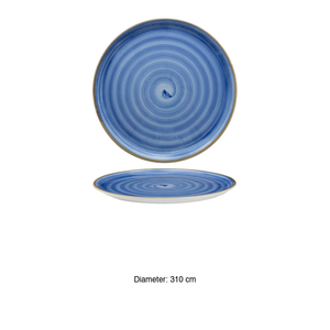 Assiette à pizza Napoli Blue Circus 31 cm Impression numérique Saturnia - Product Image 3