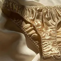 Satın alın Women Lady Sexy Lace Panties Silk Satin Seamless Breathable  Lingerie Briefs Underwear Underpant