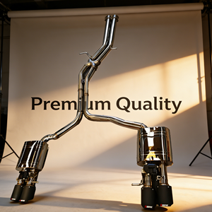 <span class=keywords><strong>ท่อ</strong></span>ไอเสีย Catback สำหรับ AUDI S6 S7 RS6 RS7 4.0T ปี 2012-2028 <span class=keywords><strong>ท่อ</strong></span>ไอเสียสแตนเลส หนา 1.5 มม. สีฟ้าเบิร์นท์  แบบ High Exhaust - Product Image 2