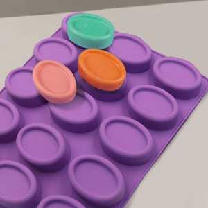 Moule en silicone ovale de haute qualité à 15 cavités pour la maison, outils de pâtisserie faits main pour gelée et pouding - Product Image 4