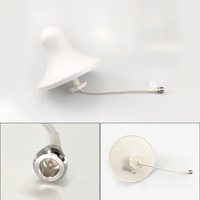 Vente directe usine Antenne DAS de plafond MIMO 360° 2G 3G 4G GSM 900 MHz 698-2700 MHz 3.5dBi blanche N-Femelle