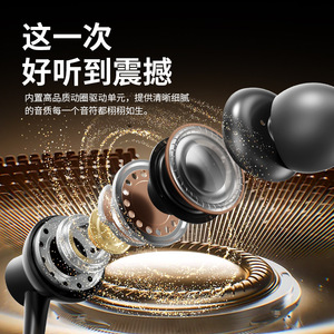 Sports Earphones <b>Wireless</b> <b>Bluetooth</b> Neckband IPX4 Waterproof Touch Control Dynamic Driver AAC Codec Type C Charging - Product Image 1