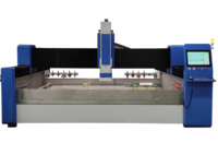 Centro de Mecanizado CNC Automático de 3 Ejes para Vidrio y Piedra, 4000x2000mm, para Corte, Perforación, Pulido y Rectificado de Bordes