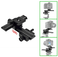 Rail de mise au point macro à 4 voies pour prise de vue rapprochée Accessoires d'appareil photo reflex numérique à bas prix
