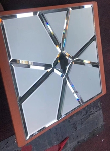 Vàng đồng nhỏ gọn Art Deco thiết kế tự dính tường trang trí khảm kính gương ngói - Product Image 6