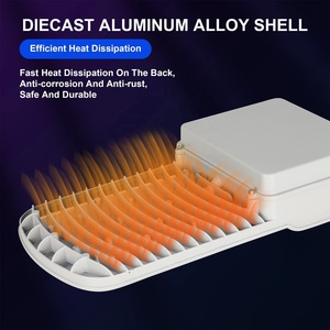 ไฟถนนโซลาร์เซลล์ LED ควบคุมระยะไกล 1000W เปิด-ปิดอัตโนมัติ กันน้ำ IP65 สำหรับไฟส่องสว่างลานจอดรถกลางแจ้ง - Product Image 5