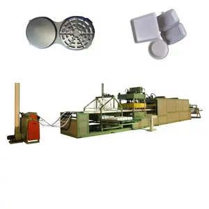 1100 Series PS Foam Plates Lunch Take Away Food Box Making Machine Price For Mold