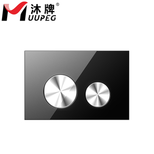 Panel de Descarga para Inodoro Comercial MUUPEG, Botón de Doble Descarga, Control Manual, Diseño Moderno, Material de Vidrio, <span class=keywords><strong>Cisterna</strong></span> Oculta M1103 - Product Image 2