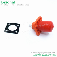 Connecteur HV prises de courant avec tige filetée, 20 pièces, stockage d'énergie, 1 broche 8MM, Orange, mâle IP67