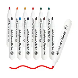 Clips Dry Erase Markers GXIN P-230 Muti-color Custom LOGO Nib Dry Erase White Board Marker Pen With Clip
