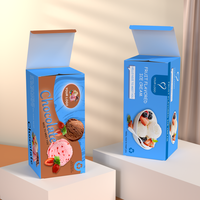 Boîtes en carton pliables personnalisées pour emballages de barres glacées, de chocolats, de chips, de thé, de biscuits et de produits congelés