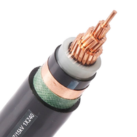 Bester Preis Kupferkern 3-adrig 70mm2 11KV Armiertes SWA Hochspannungs-Baukabel mit PVC-Mantel und XLPE-Isolierung