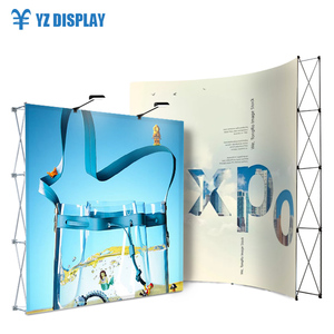 Xách tay S hình căng thẳng vải hiển thị cho bán lẻ và thương mại cho thấy nhôm <span class=keywords><strong>Pop</strong></span> <span class=keywords><strong>Up</strong></span> Backdrop đứng - Product Image 1