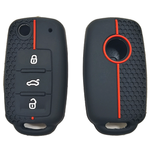 Funda de Silicona de Alta Calidad para Llave de Auto, Carcasa para Llave de Coche <span class=keywords><strong>VW</strong></span> GTI, Accesorios para Auto - Product Image 3