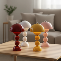 Lampe de table LED moderne à commande tactile et intensité variable, style dôme nordique - Idéale pour chambre, mariage, bureau, usage professionnel - Lumière d'ambiance constante