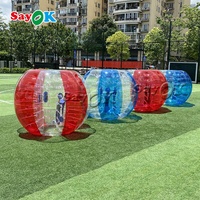 Ballon de Football géant transparent, gonflable, en verre, pour hommes et femmes