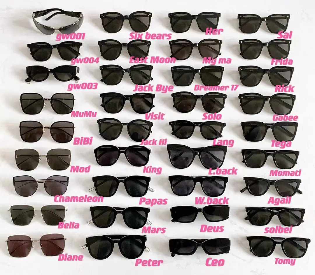 Individuelle großhandel luxuriöse koreanische designer-sonnenbrille für frauen männer schwarz farbe acetat-material hochwertige katzenbrille