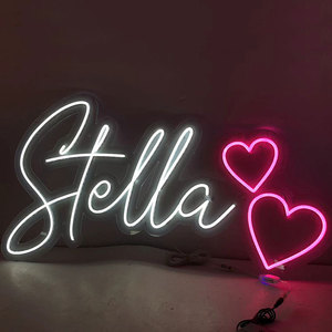 <span class=keywords><strong>Lettre</strong></span> néon personnalisée, étanche, avec logo en lettres LED, nom en acrylique, enseigne néon pour la décoration murale d'événements et de fêtes - Product Image 5