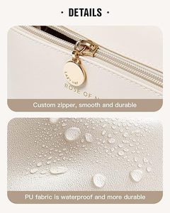 Borsa da Viaggio per Trucchi Grande Capacità, Beauty Case Impermeabile Portatile per Donne, Organizer per Cosmetici - Product Image 5