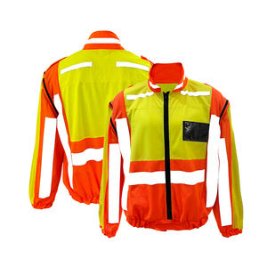 CITICITY Detachable Reflective Vest Safety Vest <b>Jacket</b> Security <b>Construction</b> <b>Work</b> Breathable Safety Reflective Clothing - Product Image 3