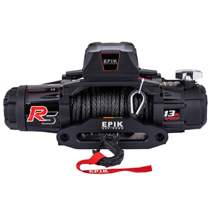 New Premium <strong>Winch</strong> 13000lb with Synthetic Rope 10mm*26m for Jeep Outside Bumper - Product Image 1