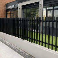 Clôture en aluminium robuste à lames verticales soudées, écran d'intimité facile à installer pour les communautés résidentielles