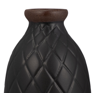 Vaso in ceramica con motivo a quadri, vaso decorativo per fiori, per soggiorno, camera da letto, decorazione per la casa - Product Image 4