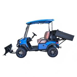 Chariot de golf électrique multifonctionnel HKBG 2026 (version avec chasse-neige et benne auto-déchargeante) - Product Image 1