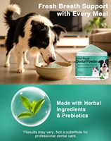 Poudre Nettoyante pour Dents de Chien et Chat OEM la Plus Vendue, à Base d'Algues Marines, Réduit la Plaque Dentaire et la Mauvaise Haleine, Soutient le Système Immunitaire, Vitamines et Minéraux