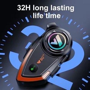 Y80 2X xe máy Mũ bảo hiểm 500m <span class=keywords><strong>Interphone</strong></span> Tai nghe cho 2 tay đua - Product Image 4