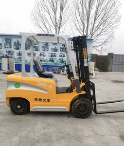 Prezzo di fabbrica 2Ton 2.5Ton batteria al litio 3Ton Full Electric ascensore quattro ruote magazzino di trasmissione All terreno carrello elevatore automatico - Product Image 5