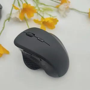 Mouse vertikal nirkabel 2.4 dpi, mouse optik 1000 ghz Promosi ergonomis dapat diisi ulang