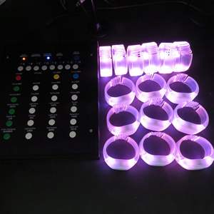 Pulsera LED TPU+ABS para Niños Jumon, Activada por Sonido, Controlada por DMX, con Logotipo Personalizado para Fiestas y Eventos - Product Image 6
