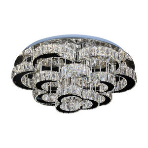 New Design Luxury Designer Fancy Round Dimmable Ceiling <b>Lamp</b> Living Room <b>Led</b> Crystal Ceiling <b>Light</b> - Product Image 6