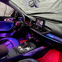 Kit de modification d'éclairage ambiant intérieur contrôlé par application TMPRO pour Audi A6 C7 2012-2018 LHD pour mise à niveau complète de l'intérieur automobile