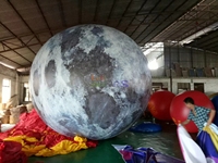 Modèle de Lune Gonflable Géant Publicitaire avec LED pour Musées, Centres Commerciaux, Festivals et Événements