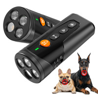 Nouvel appareil de dressage canin à 3 émetteurs soniques haute puissance, dispositif anti-aboiement, 4 modes, répulsif ultrasonique pour chiens