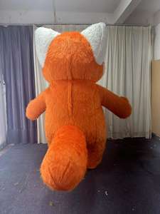 Carino gigante gonfiabile felpato mascotte per adulti Costume <span class=keywords><strong>di</strong></span> Halloween per camminare e correre ispirato al personaggio 'girare rosso' - Product Image 3