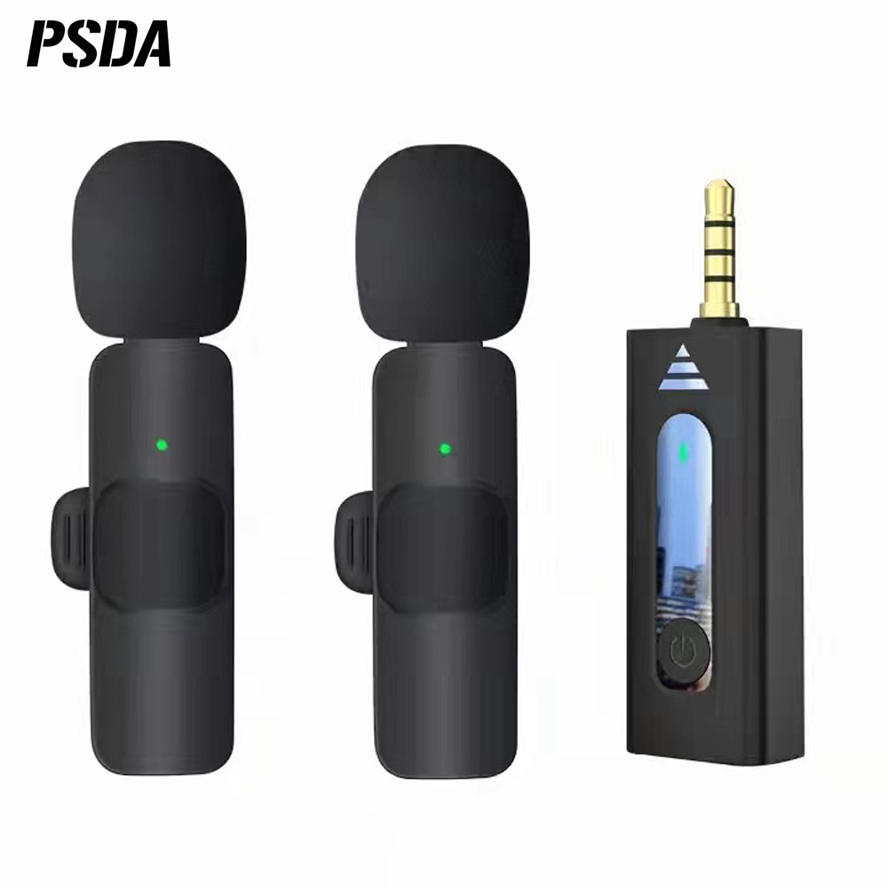 Петличный микрофон PSDA 3,5 мм, конденсаторный микрофон для камеры, динамика, смартфона, записывающий микрофон для Youtube,In