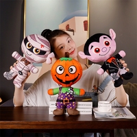Nouveau design Halloween peluche squelette monstre momie citrouille vampire mignon halloween citrouille peluche poupées halloween