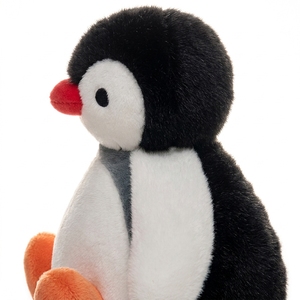 Peluche Pingouin Pingu <span class=keywords><strong>Pinga</strong></span> aux Yeux Ronds 28cm, Rembourrée en Coton PP, 100% Officiellement Licenciée, Douce et Unisexe - Product Image 4